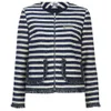 Sonia by Sonia Rykiel Women's Tweed Striped Jacket - Navy/Ecru - Image 1
