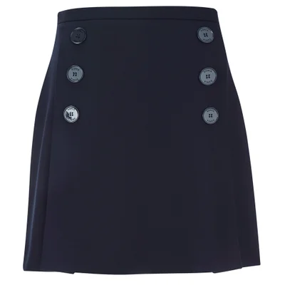 Sonia by Sonia Rykiel Women's Jersey Pleat Skirt - Navy