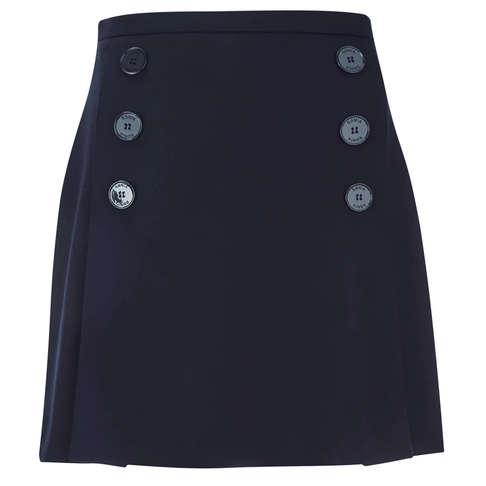 Sonia by Sonia Rykiel Women's Jersey Pleat Skirt - Navy Image 1