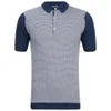 John Smedley Men's Horst Sea Island Cotton Polo Shirt - Indigo - Image 1