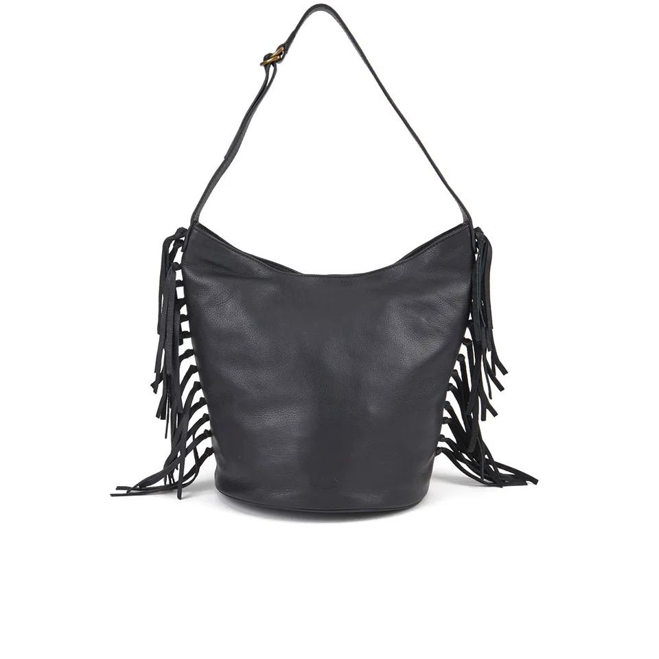 UGG Women's Lea Leather Hobo Bag - Black Image 1