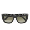 Valentino Women's Rockstud Square Frame Sunglasses - Black - Image 1