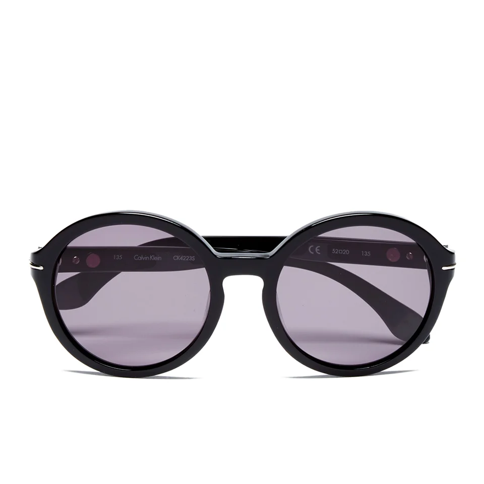 Calvin Klein Women's Platinum Sunglasses - Black Image 1