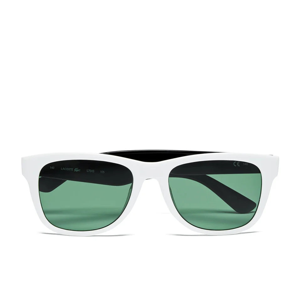 Lacoste Unisex Wayfarer Sunglasses - White Image 1