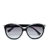 Lacoste Women's Round Sunglasses - White/Black - Image 1