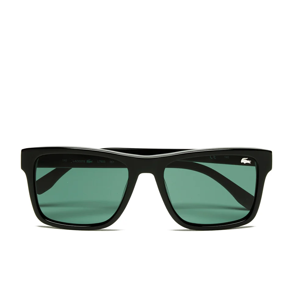 Lacoste Unisex Rectangle Sunglasses - Black Image 1