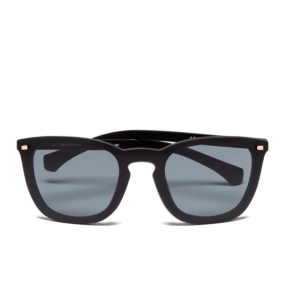 Calvin Klein Jeans Unisex Oversized Sunglasses - Black Image 1