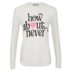 Wildfox Women's How About Never Thermal Sweatshirt - Pearl - Image 1