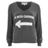 Wildfox Women's I'm with Charming Sweatshirt - Dirty Black - Image 1
