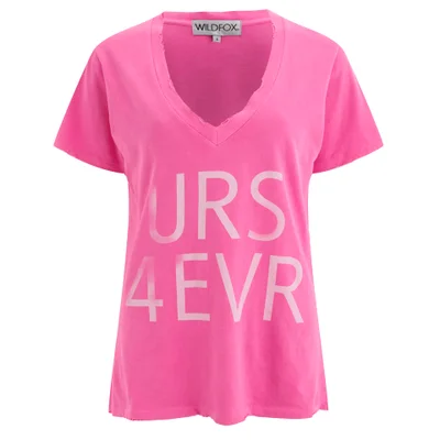 Wildfox Women's Urs 4 Eva Treehouse T-Shirt - Party Girl Pink