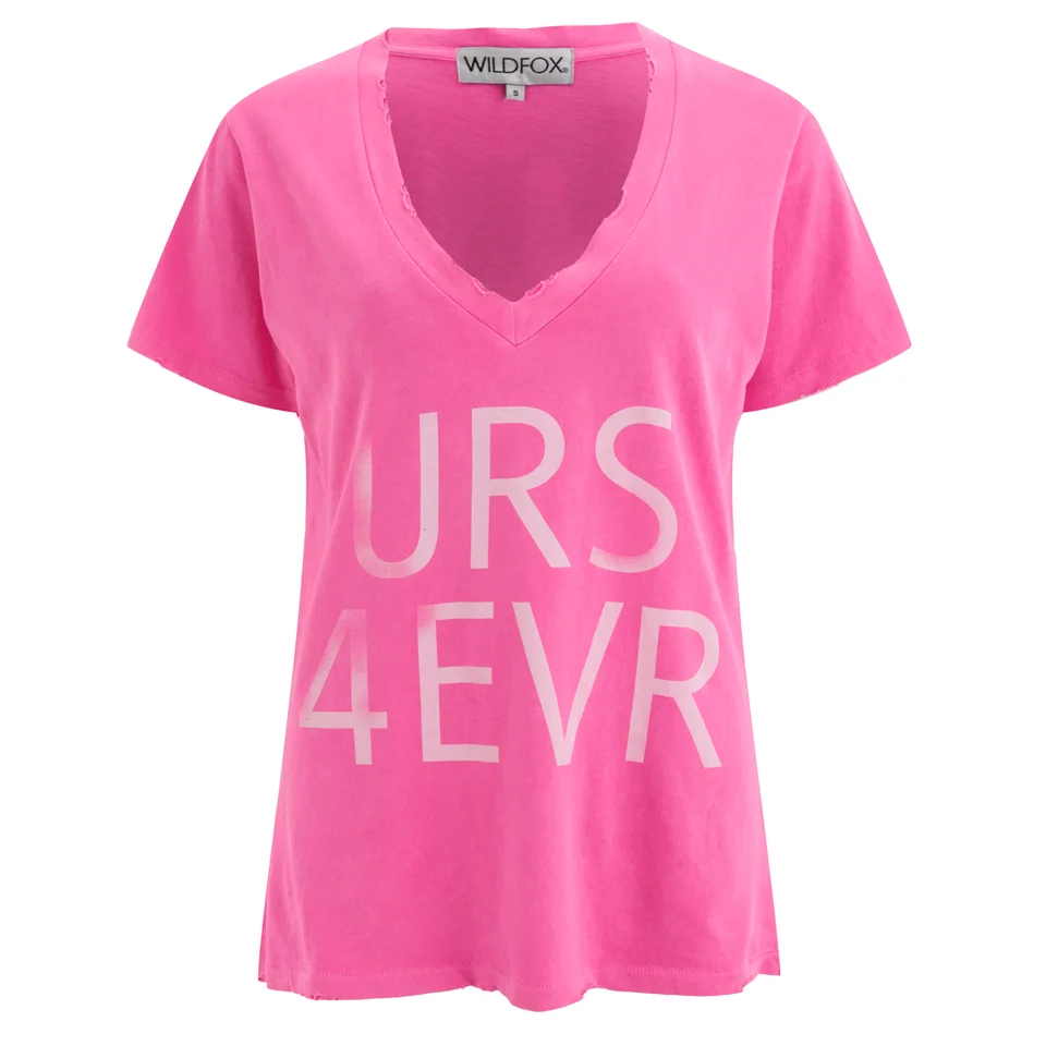 Wildfox Women's Urs 4 Eva Treehouse T-Shirt - Party Girl Pink Image 1