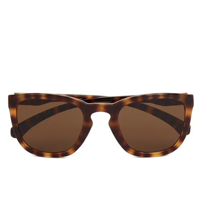 Calvin Klein Jeans Unisex Rectangle Sunglasses - Warm Tortoise