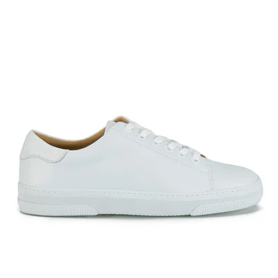 A.P.C. Women's Steffi Leather Tennis Shoes - White