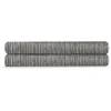 Calvin Klein Acacia Textured Fitted Sheet - Grey - Image 1