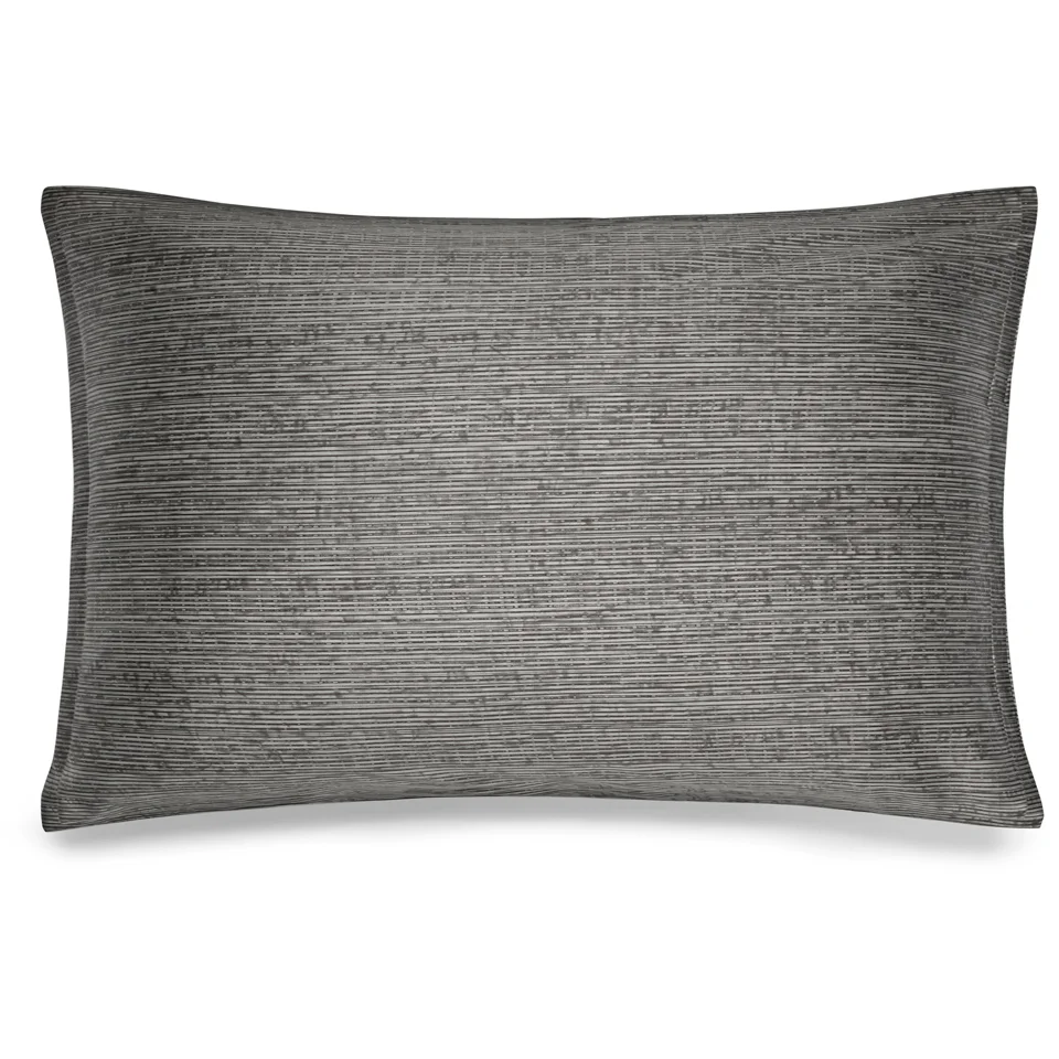 Calvin Klein Acacia Textured Pillowcase - Grey Image 1