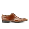 PS by Paul Smith Men's Robin High Shine Leather Toe Cap Derby Shoes - Cuero Tan - Image 1