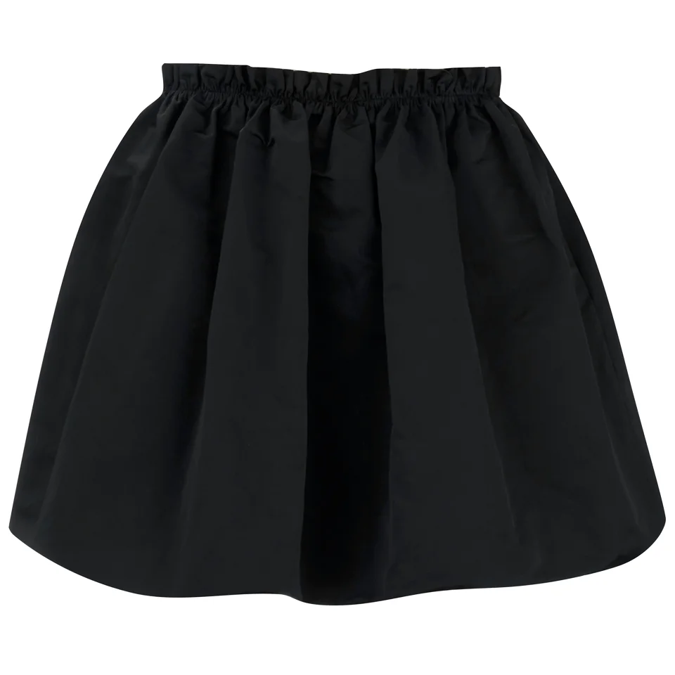 McQ Alexander McQueen Women's Crinkled Skirt - Black Image 1