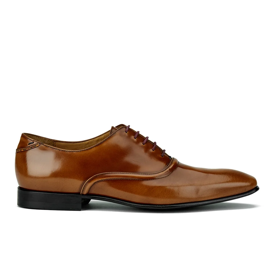 PS by Paul Smith Men's Starling Leather Oxford Shoes - Tan Hobar High Shine Image 1