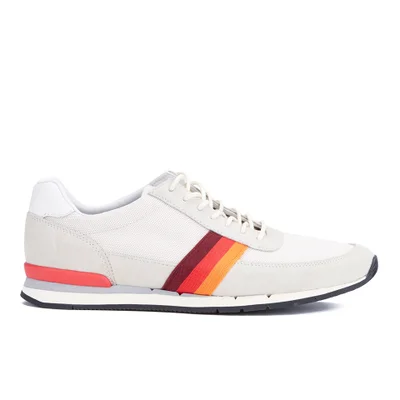 PS by Paul Smith Men's Swanson Running Trainers - Off White Mesh/Ecru Silky Suede