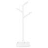 Wireworks Gloss White Towel Rail Branch - Image 1