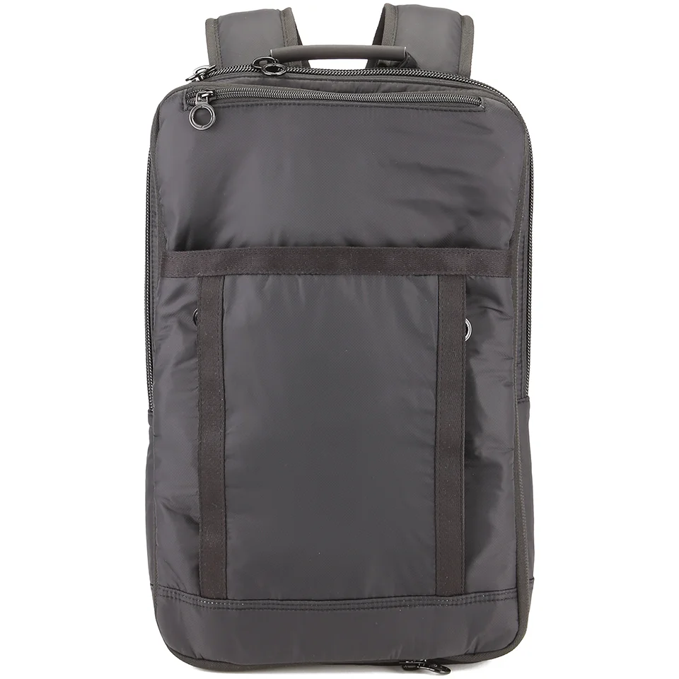C6 Men's Square Extender Ripstop Backpack - Black Image 1