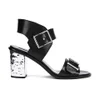 McQ Alexander McQueen Women's Shackwell Strap Heeled Sandal - Black - Image 1