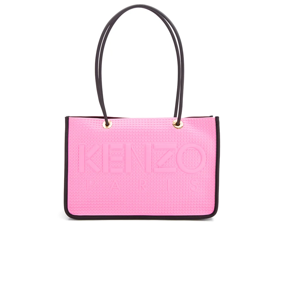 KENZO Women's Kombo East West Tote Bag - Pink/Bordeaux Image 1