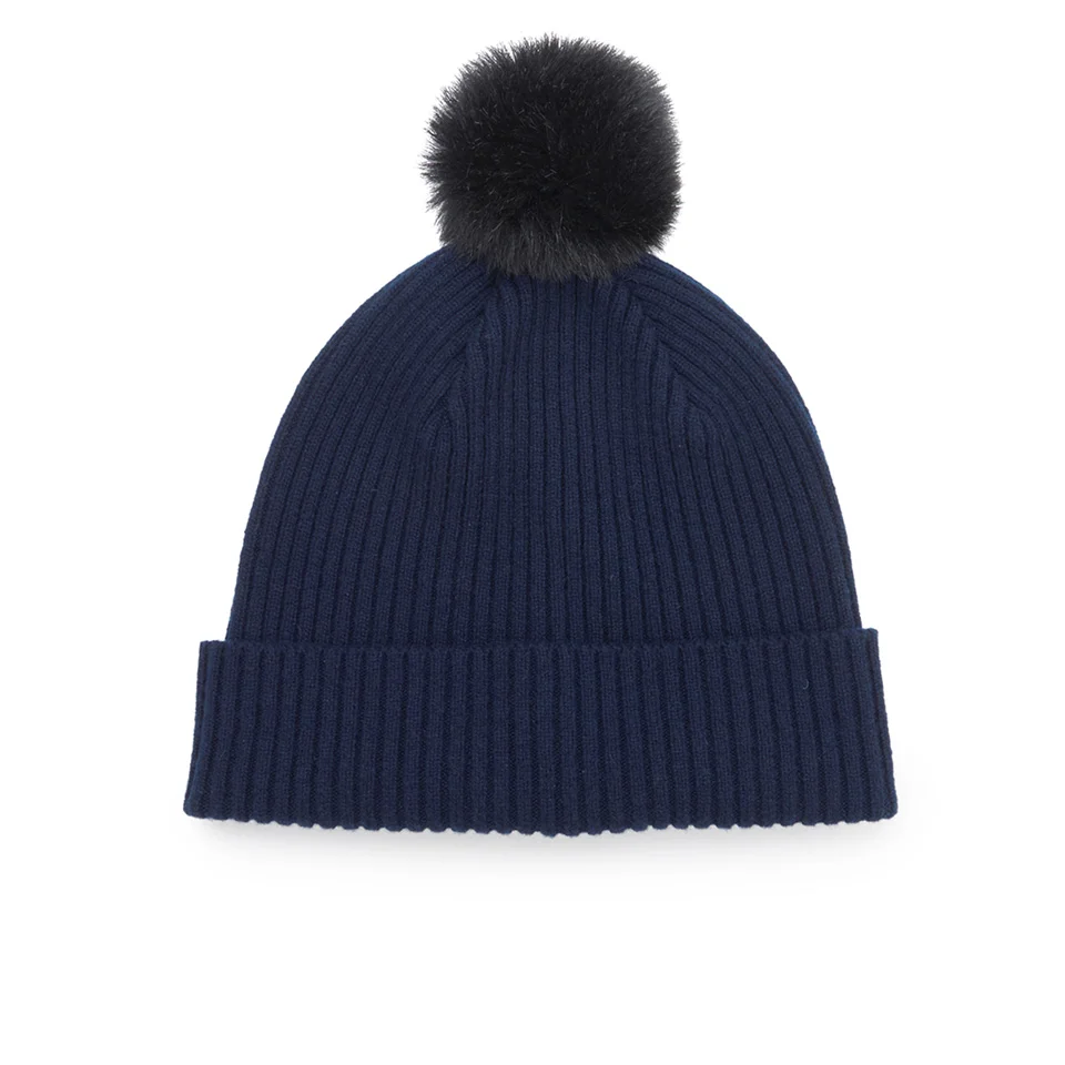 Paul Smith Accessories Women's Cashmere Beanie - Navy Image 1