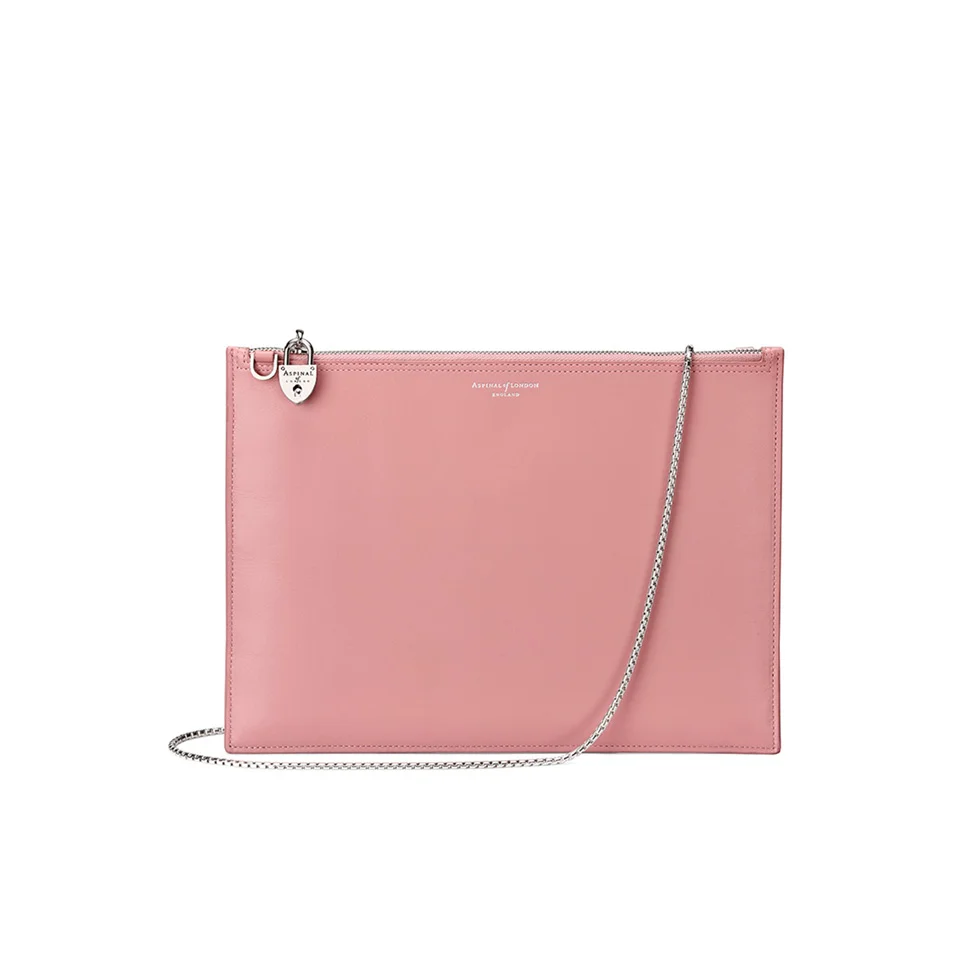 Aspinal of London Women's Soho Pouch - Dusky Pink/Rose Dust Image 1