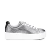 KENZO Women's K-Lace Low Top Trainers - Silver - Image 1