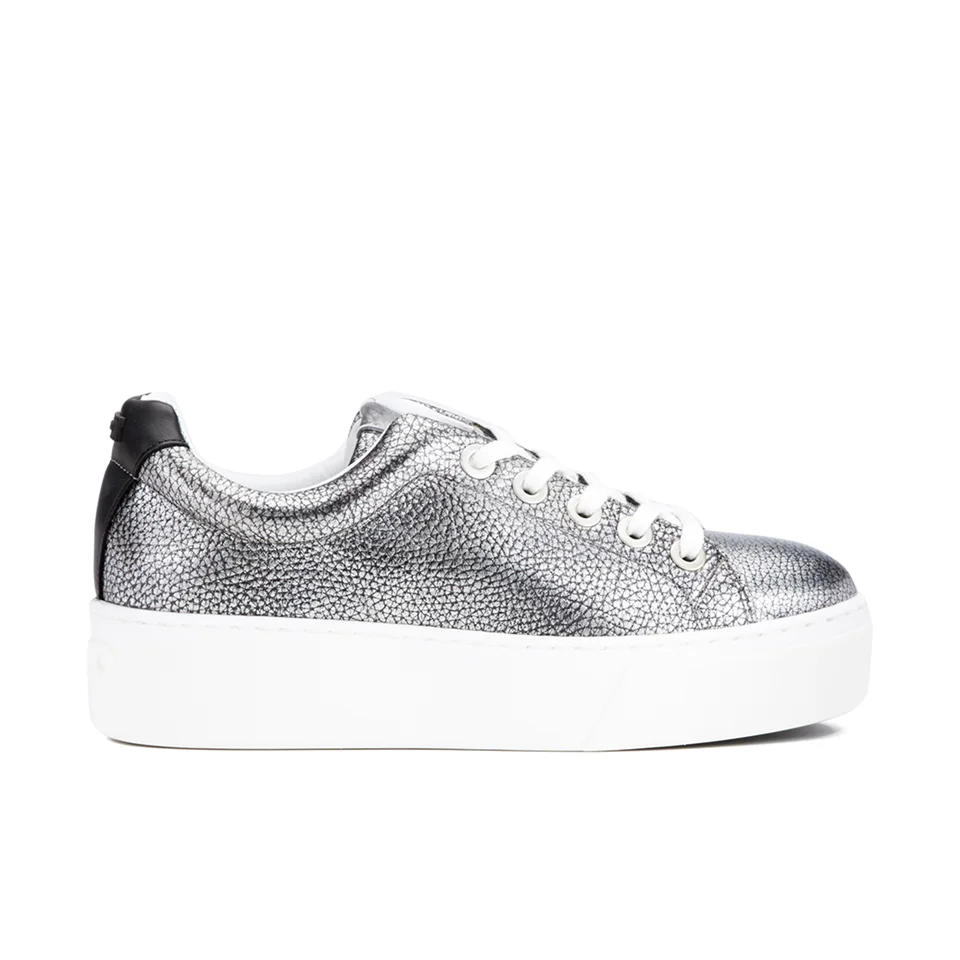 KENZO Women's K-Lace Low Top Trainers - Silver Image 1