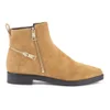 KENZO Women's Totem Flat Ankle Boots - Tan - Image 1