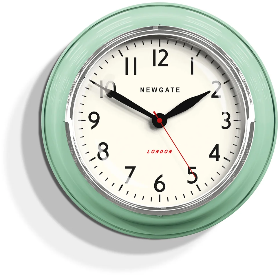 Newgate Cookhouse Wall Clock - Kettle Green Image 1