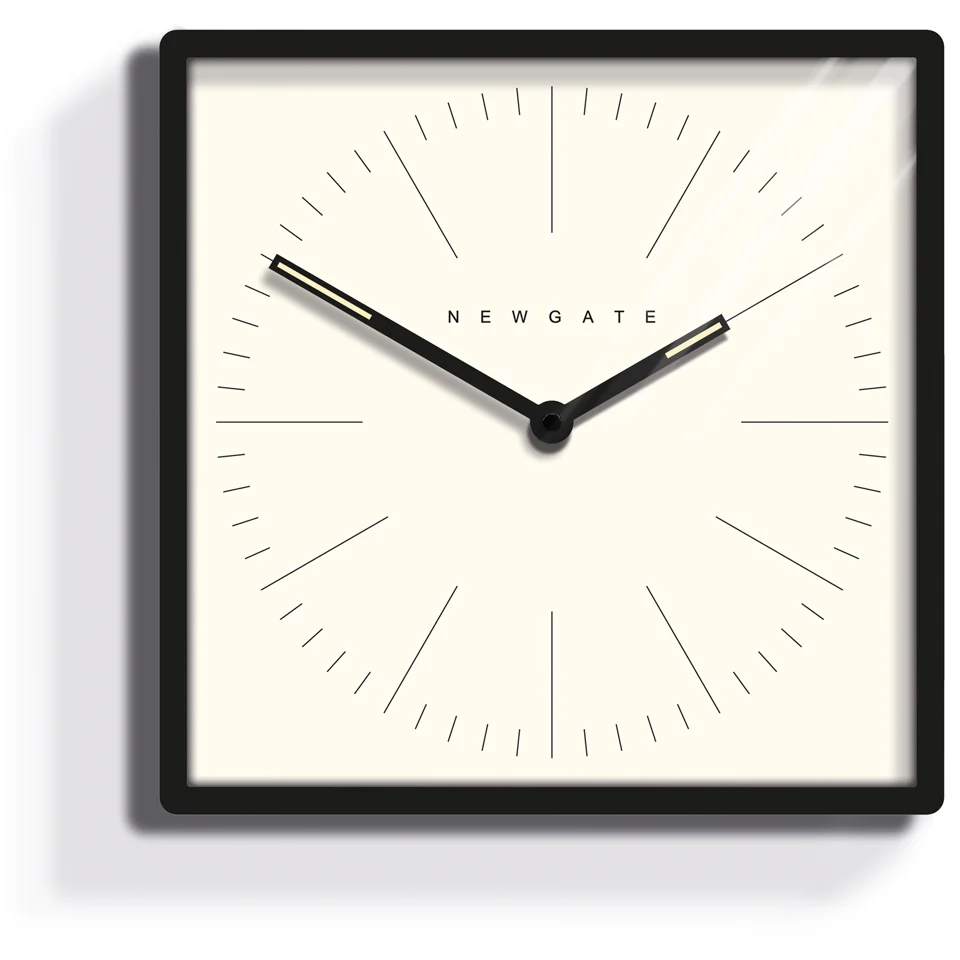 Newgate Mr. Robinson Wall Clock - Matte Black Image 1