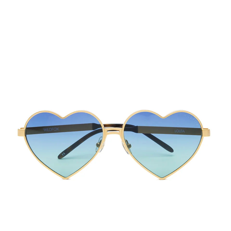 Wildfox Women's Lolita Deluxe Sunglasses - Gold/Gold Mirror Image 1