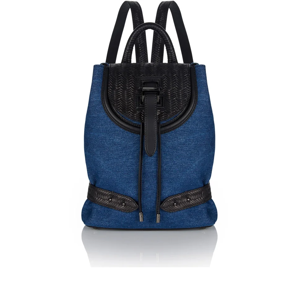 meli melo Women's Mini Backpack - Blue Wash Denim Image 1