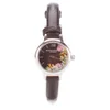 Olivia Burton Women's Flower Show Mini Dial Watch - Black Silver - Image 1