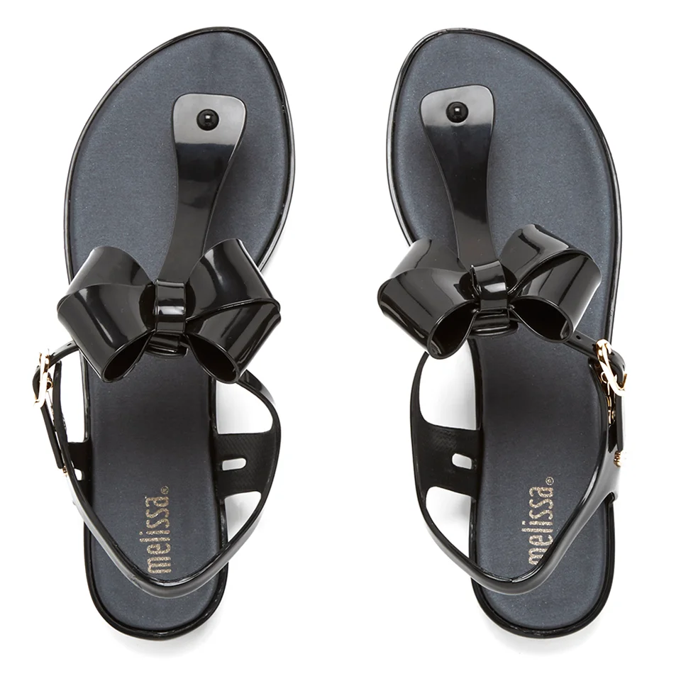 Melissa Women's Solar Bow Sandals - Black Image 1