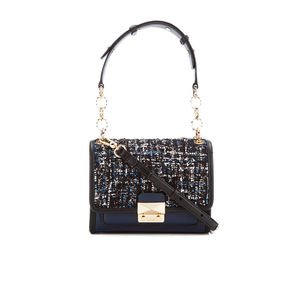 Karl Lagerfeld Women's K/Kuilted Tweed Mini Handbag - Midnight Blue Image 1