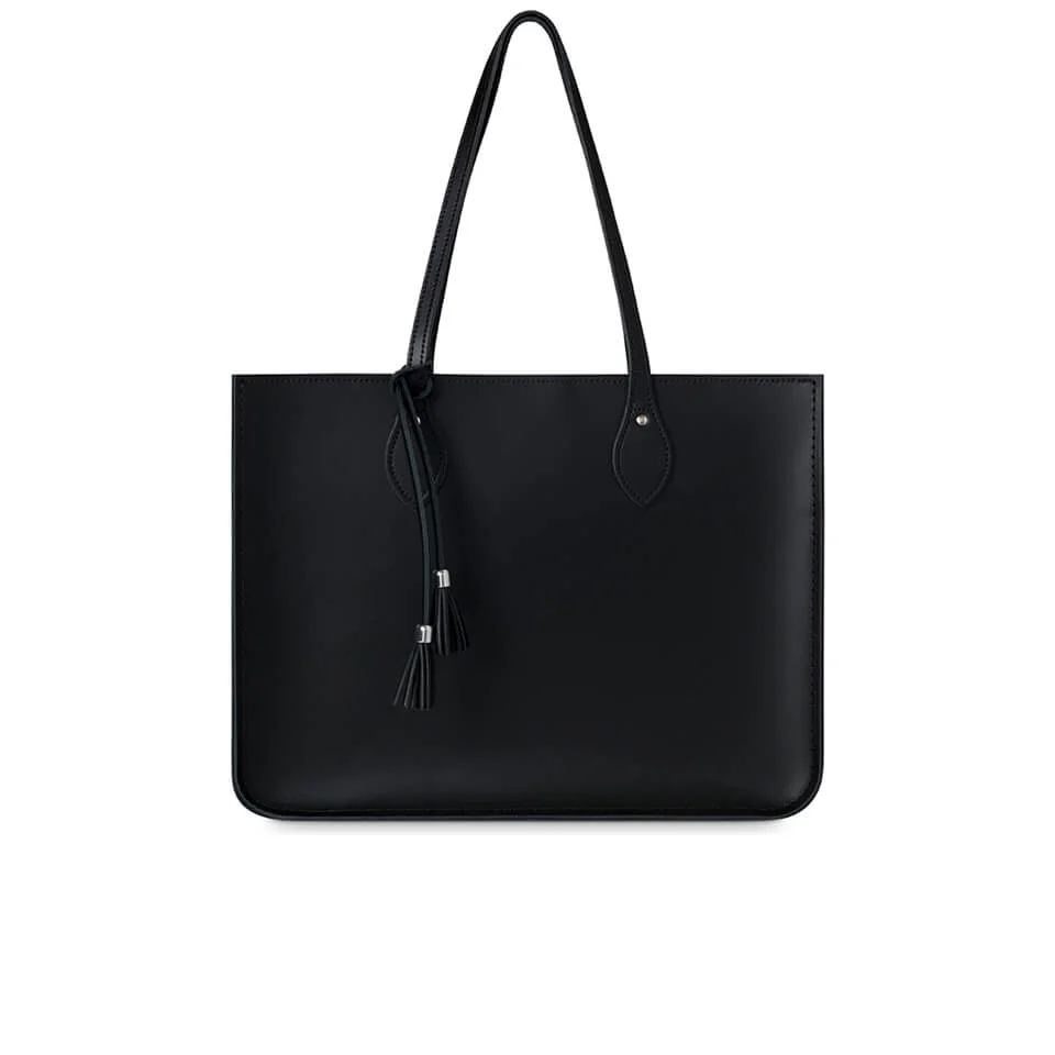 The Cambridge Satchel Company Women's The Tassel Tote with Magnetic Closure - Black Image 1