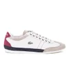 Lacoste Men's Misano 15 LCR SRM Trainers - Off White/Blue/Red - Image 1