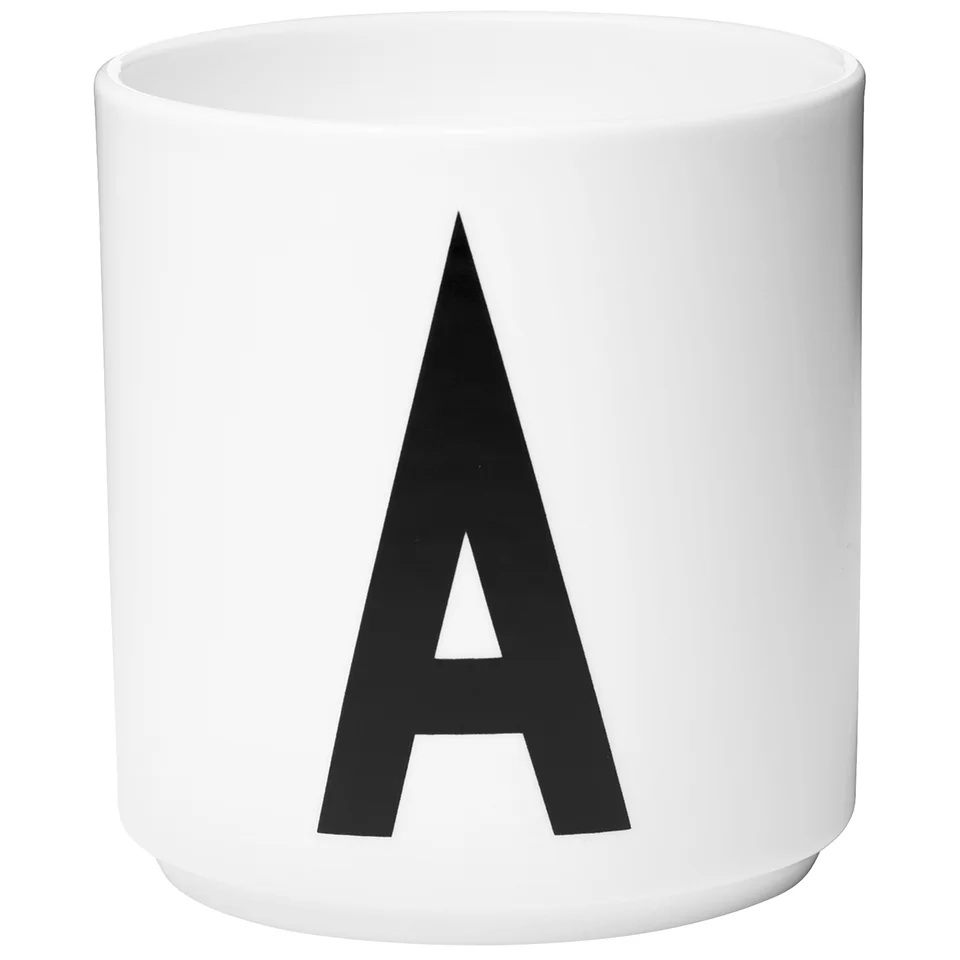 Design Letters Porcelain Cup - A Image 1