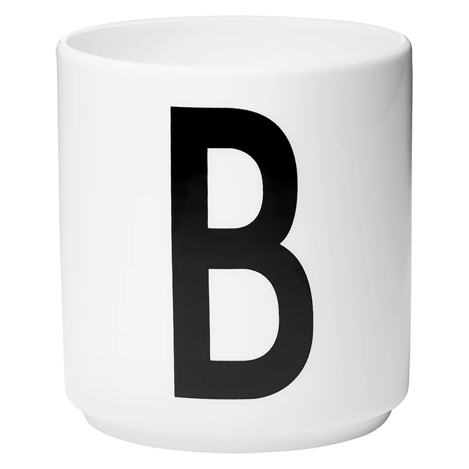 Design Letters Porcelain Cup - B Image 1
