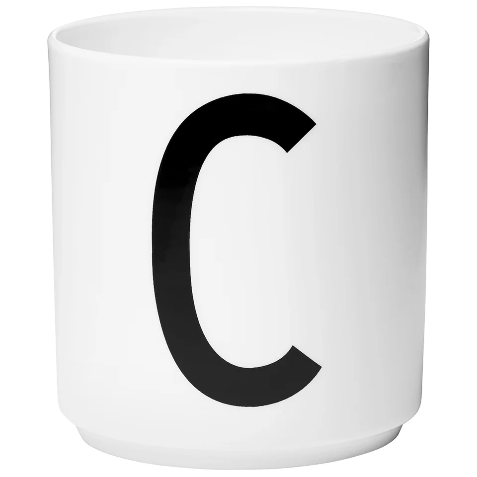 Design Letters Porcelain Cup - C Image 1