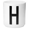 Design Letters Porcelain Cup - H - Image 1