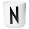 Design Letters Porcelain Cup - N - Image 1
