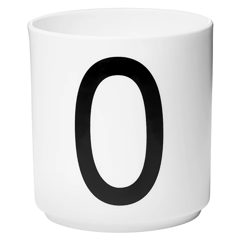 Design Letters Porcelain Cup - O Image 1