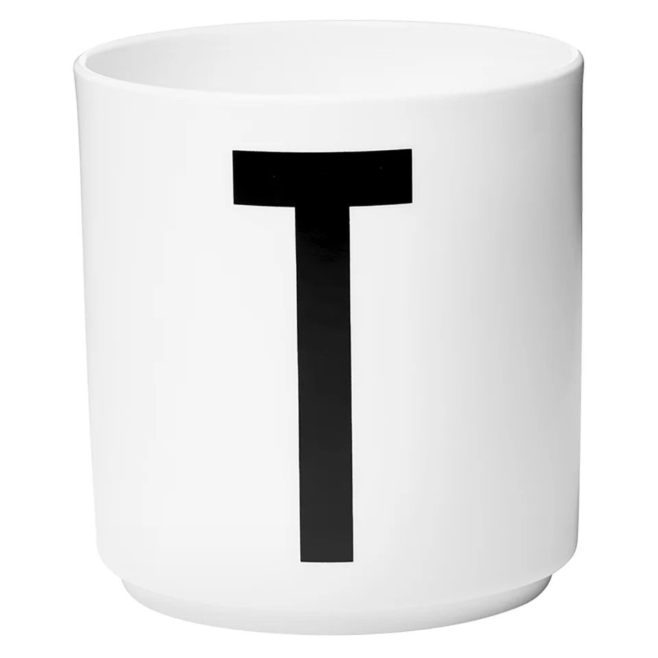 Design Letters Porcelain Cup - T Image 1