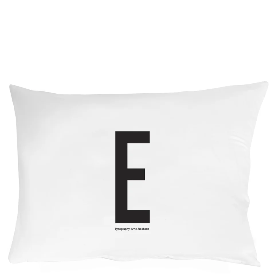Design Letters Pillowcase - 70x50 cm - E Image 1