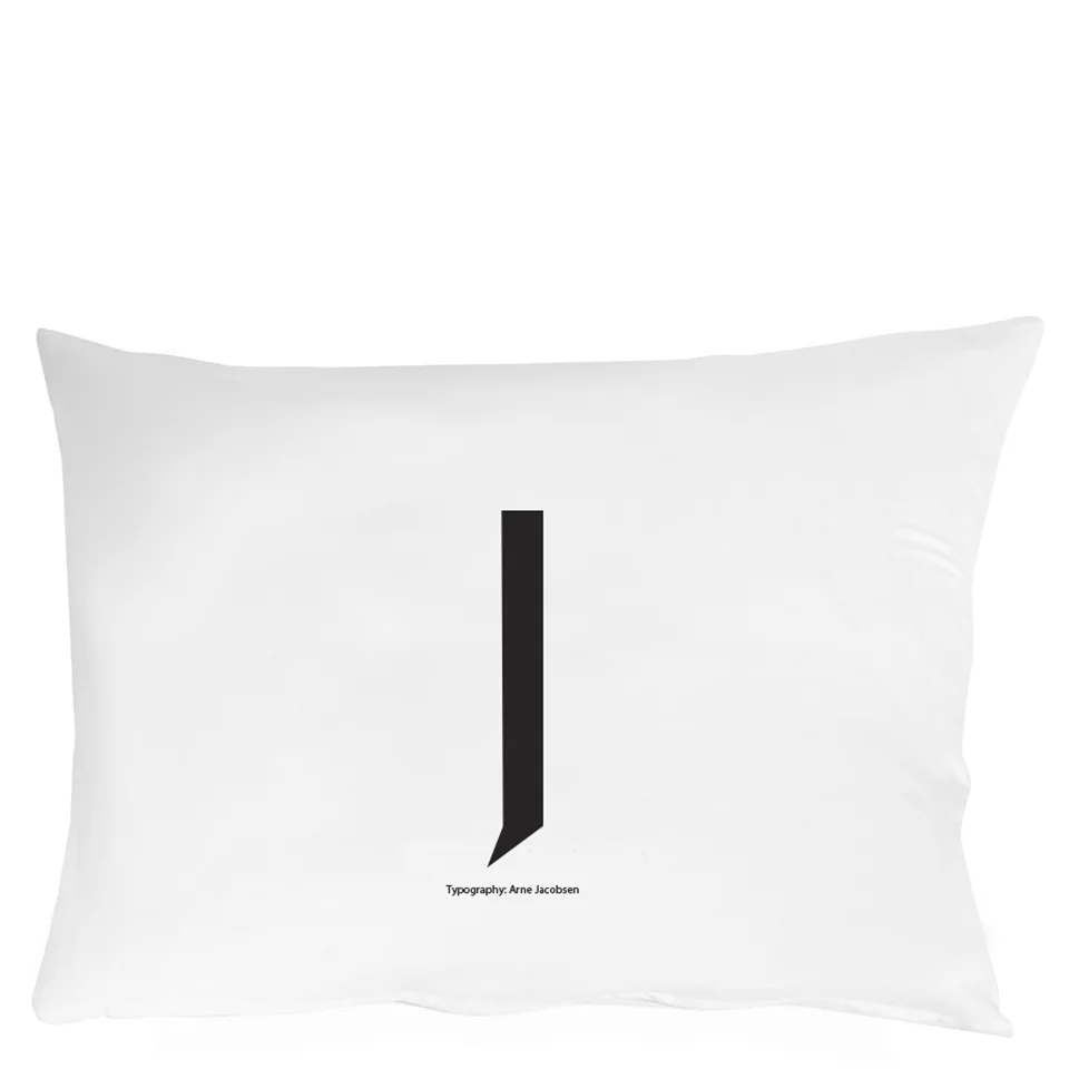 Design Letters Pillowcase - 70x50 cm - J Image 1